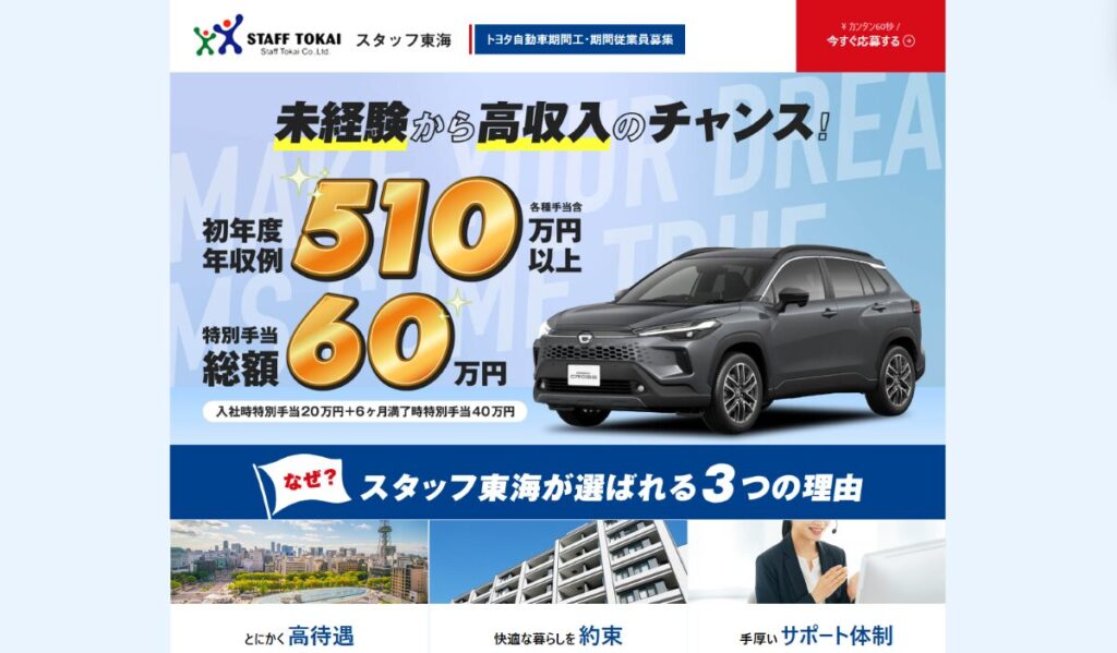 スタッフ東海 口コミ